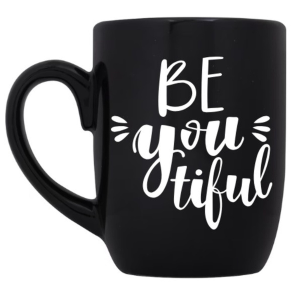 BeYOUtiful Motivation Affirmation Coffee Cup Mug